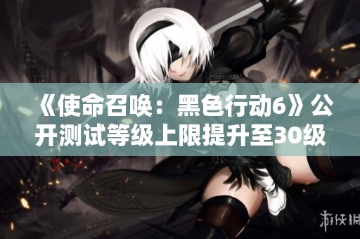 《使命召唤：黑色行动6》公开测试等级上限提升至30级通知解析