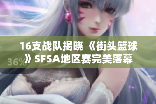 16支战队揭晓 《街头篮球》SFSA地区赛完美落幕