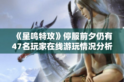 《星鸣特攻》停服前夕仍有47名玩家在线游玩情况分析