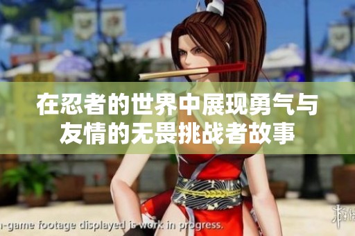 在忍者的世界中展现勇气与友情的无畏挑战者故事