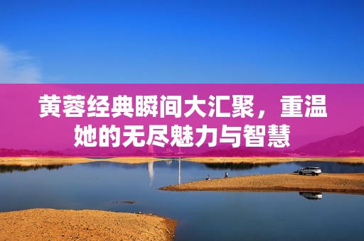 黄蓉经典瞬间大汇聚，重温她的无尽魅力与智慧