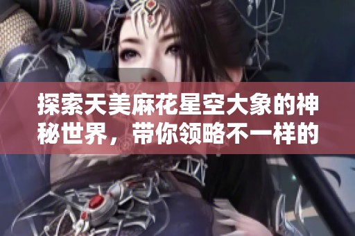 探索天美麻花星空大象的神秘世界，带你领略不一样的视角