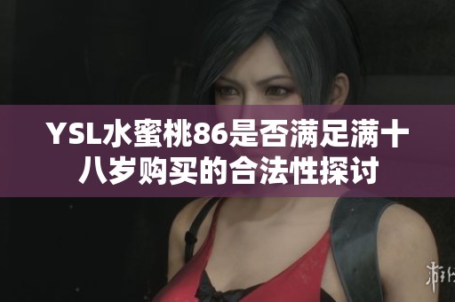 YSL水蜜桃86是否满足满十八岁购买的合法性探讨