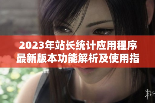 2023年站长统计应用程序最新版本功能解析及使用指南