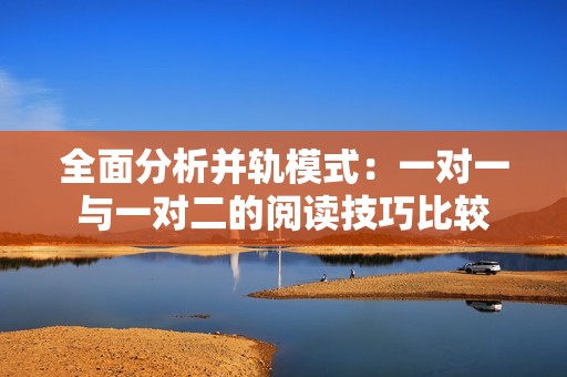 全面分析并轨模式：一对一与一对二的阅读技巧比较