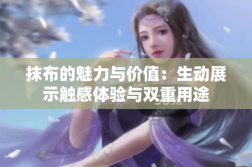 抹布的魅力与价值：生动展示触感体验与双重用途