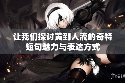 让我们探讨黄到人流的奇特短句魅力与表达方式