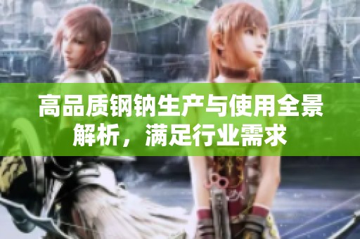 高品质钢钠生产与使用全景解析，满足行业需求