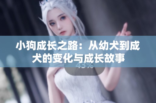 小狗成长之路：从幼犬到成犬的变化与成长故事