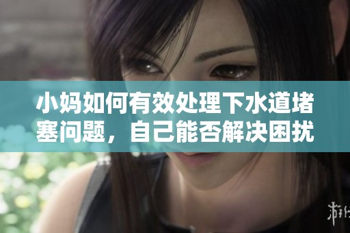 小妈如何有效处理下水道堵塞问题，自己能否解决困扰？