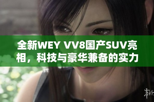 全新WEY VV8国产SUV亮相，科技与豪华兼备的实力之选