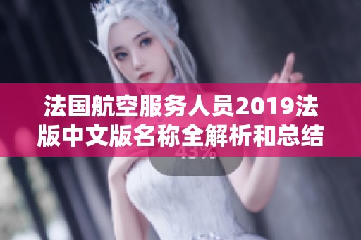 法国航空服务人员2019法版中文版名称全解析和总结