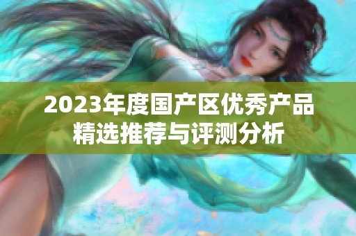 2023年度国产区优秀产品精选推荐与评测分析