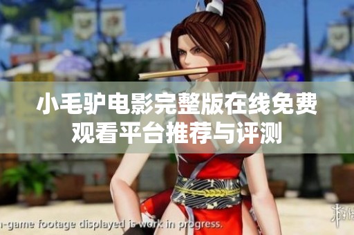 小毛驴电影完整版在线免费观看平台推荐与评测