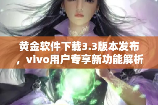 黄金软件下载3.3版本发布，vivo用户专享新功能解析