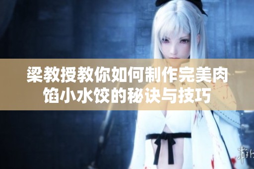 梁教授教你如何制作完美肉馅小水饺的秘诀与技巧