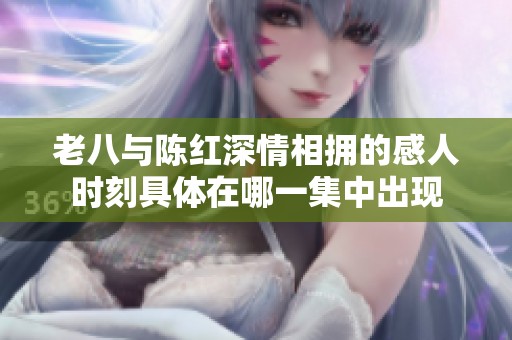 老八与陈红深情相拥的感人时刻具体在哪一集中出现