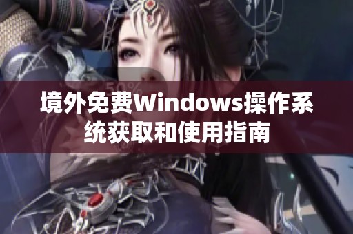 境外免费Windows操作系统获取和使用指南