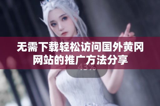 无需下载轻松访问国外黄冈网站的推广方法分享