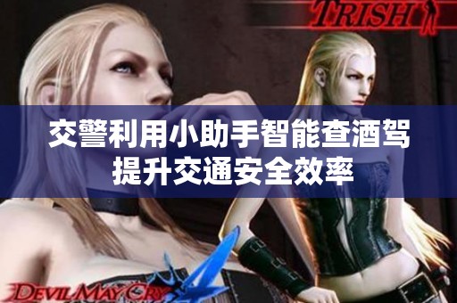 交警利用小助手智能查酒驾 提升交通安全效率
