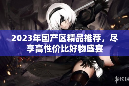 2023年国产区精品推荐，尽享高性价比好物盛宴