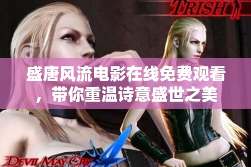 盛唐风流电影在线免费观看，带你重温诗意盛世之美
