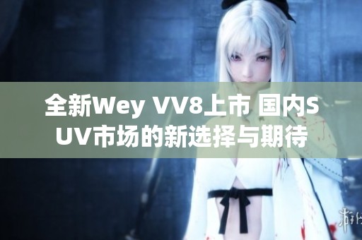 全新Wey VV8上市 国内SUV市场的新选择与期待