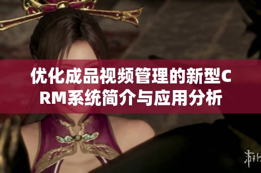 优化成品视频管理的新型CRM系统简介与应用分析