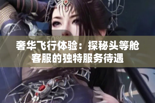 奢华飞行体验：探秘头等舱客服的独特服务待遇