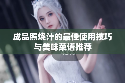 成品照烧汁的最佳使用技巧与美味菜谱推荐