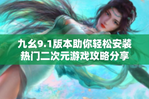 九幺9.1版本助你轻松安装热门二次元游戏攻略分享