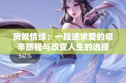 房奴情缘：一段追求爱的艰辛旅程与改变人生的选择