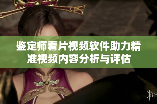 鉴定师看片视频软件助力精准视频内容分析与评估