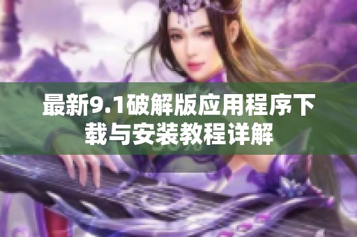 最新9.1破解版应用程序下载与安装教程详解