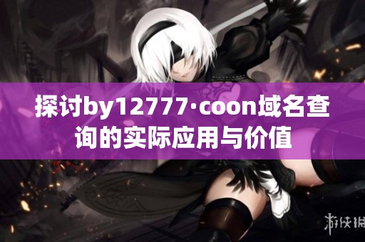 探讨by12777·coon域名查询的实际应用与价值