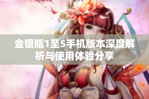 金银瓶1至5手机版本深度解析与使用体验分享