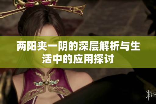 两阳夹一阴的深层解析与生活中的应用探讨