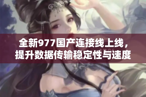 全新977国产连接线上线，提升数据传输稳定性与速度