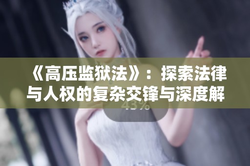 《高压监狱法》：探索法律与人权的复杂交锋与深度解析