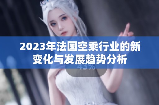 2023年法国空乘行业的新变化与发展趋势分析