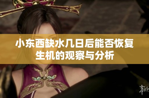 小东西缺水几日后能否恢复生机的观察与分析