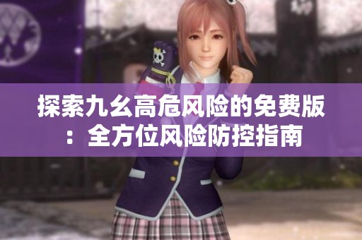 探索九幺高危风险的免费版：全方位风险防控指南