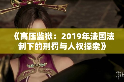 《高压监狱：2019年法国法制下的刑罚与人权探索》