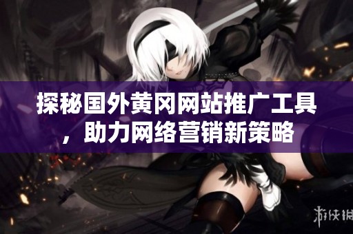 探秘国外黄冈网站推广工具，助力网络营销新策略