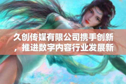 久创传媒有限公司携手创新，推进数字内容行业发展新机遇