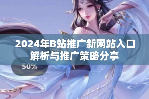 2024年B站推广新网站入口解析与推广策略分享