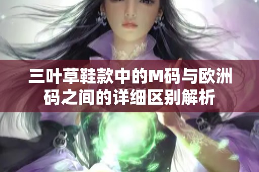 三叶草鞋款中的M码与欧洲码之间的详细区别解析