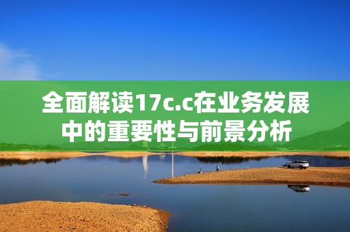 全面解读17c.c在业务发展中的重要性与前景分析