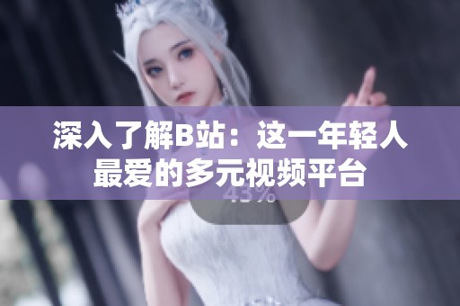 深入了解B站：这一年轻人最爱的多元视频平台
