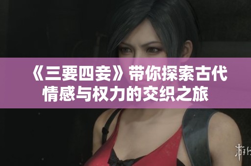 《三要四妾》带你探索古代情感与权力的交织之旅
